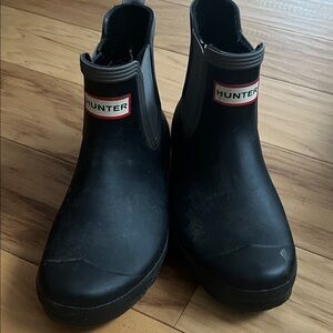 Women’s Hunter Black Rain Boots
